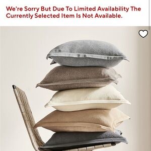 Cozy Fleece Pillow Cover 22 x 22 in Charcoal  SET OF 3